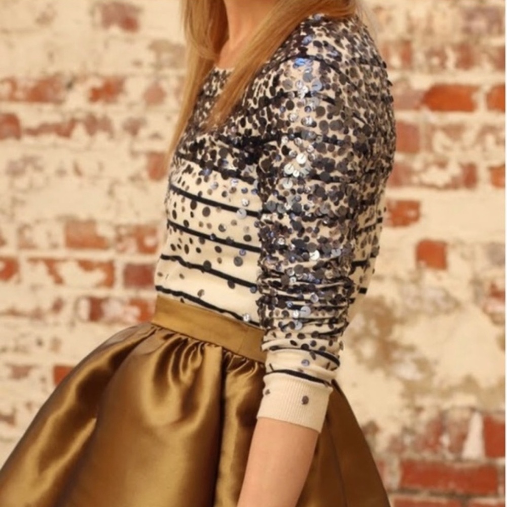 J Crew // Confetti Sequin Sweater